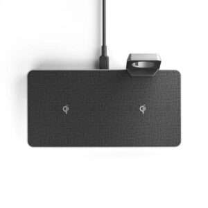 ALOGIC UP2QC10AWM-SGR Caricabatterie per dispositivi mobili Universale Nero, Grigio USB Carica wireless Ricarica rapida Interno (ALOGIC Ultra Power 3-in-1 tr?dl?s opla) - E_0009_B44836202