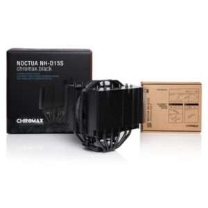 Noctua NH-D15S CH.BK sistema di raffreddamento per computer Processore Refrigeratore 14 cm Nero, Cromo (Noctua NH-D15S Chromax Black CPU cooler - 140mm) - E_0009_B45804242