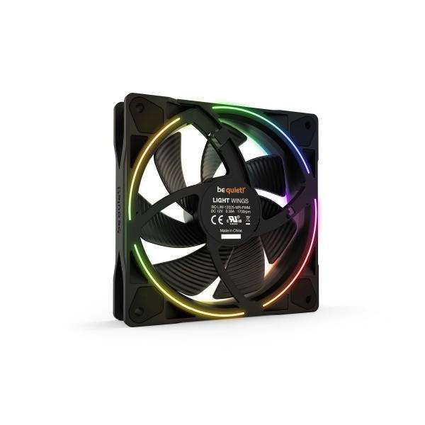 LIGHT WINGS 120MM PWM - BLACK 4PIN - E_0009_B46129463