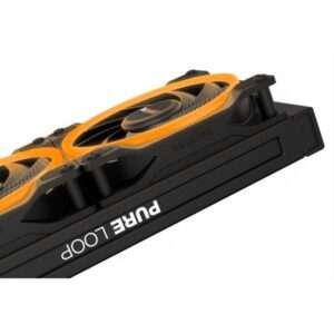 be quiet! Light Wings PWM High Speed Addressable RGB Fan, 120mm, 2500RPM, 4-Pin PWM Fan & 3-Pin ARGB Connectors, Black Frame, Black Blades, ARGB Lighting on Front & Rear - E_0009_B46129464