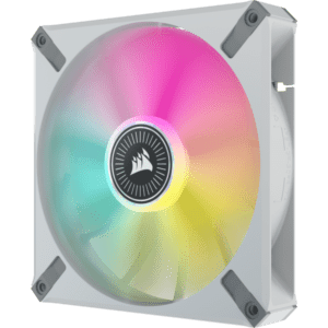 Corsair iCUE ML140 RGB ELITE Case per computer Ventilatore 14 cm Bianco 2 pz (CORSAIR iCUE ML140 RGB ELITE - indsats) - E_0009_B46219031