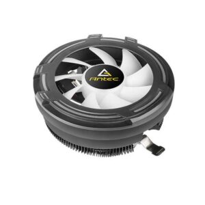 Antec T120 Circuiti integrati Raffreddatore d'aria 12 cm Nero 1 pz (ANTEC T120 Fan CPU Cooler, Universal Socket, 120mm Chromatic Silent RGB Fan, 1500RPM, Massive Black Aluminium Fins for Enhanced Coo - E_0009_B46354222