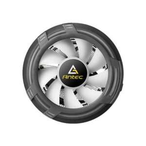 Antec T120 Circuiti integrati Raffreddatore d'aria 12 cm Nero 1 pz (ANTEC T120 Fan CPU Cooler, Universal Socket, 120mm Chromatic Silent RGB Fan, 1500RPM, Massive Black Aluminium Fins for Enhanced Coo - E_0009_B46354222