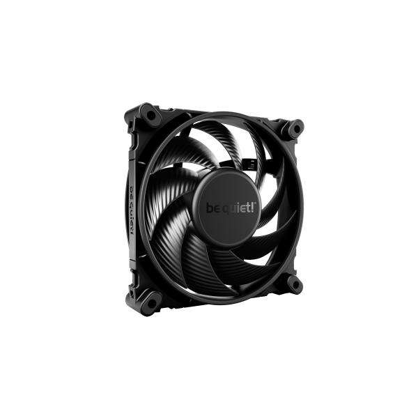 be quiet! Silent Wings 4 Black Fan, 120mm, 1600RPM, 3-Pin Fan Connector, Black Frame, Black Blades, Optimized Fan Blades for High End Performance, 2 Mounting Options - E_0009_B46908206
