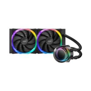 Antec VORTEX 240 ARGB Processore Raffreddatore di liquidi tutto in uno Nero (ANTEC Vortex 240 ARGB AiO Liquid CPU Cooler, Universal Socket, 240mm Radiator, PWM 2000RPM Fusion ARGB Cooling Fans, Addre - E_0009_B46966185