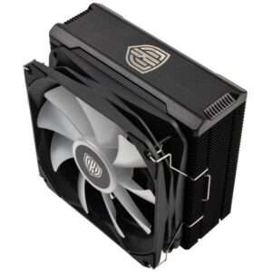 Kolink Umbra EX180 ARGB Processore Raffreddatore ibrido 12 cm Nero (Kolink Umbra EX180 ARGB CPU Cooler - 120mm) - E_0009_B46994539