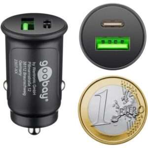 Goobay 59521 Caricabatterie per dispositivi mobili Universale Nero Accendisigari Ricarica rapida Auto (Goobay 59521 oplader til mobil enhed U) - E_0009_B47005412