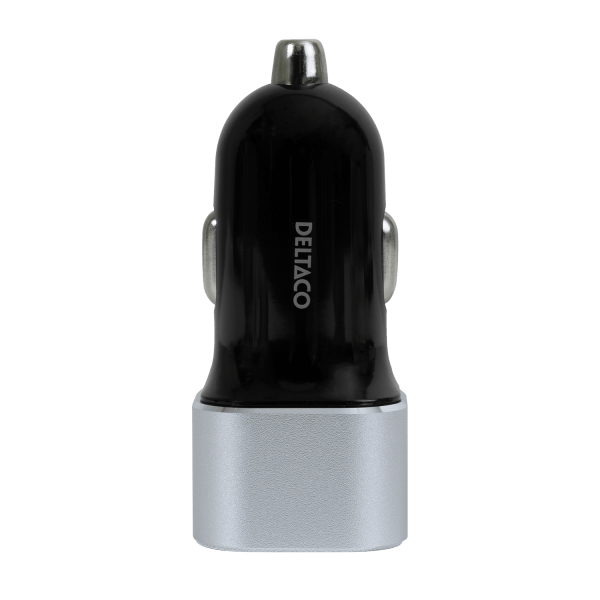 Deltaco USB-CAR126 Caricabatterie per dispositivi mobili Universale Nero Accendisigari Auto (DELTACO USB-CAR126 bilstr?msadapter -) - E_0009_B47012448