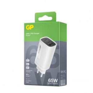 GP Wall Charger USB-C GaN PD 65W, 3-po - E_0009_B47015982