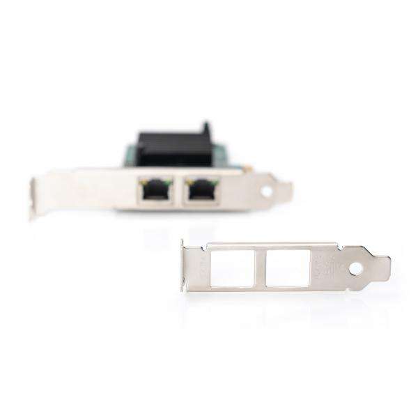 Digitus PCI-E Network Card 1000 Mbit/s (GIGABIT PCI EXP. CARD INTEL - 2-PORT 32-BIT LOW PROFIL INTEL) - E_0009_B47103006