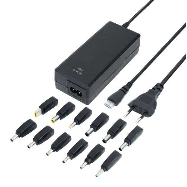 Deltaco SMP-90W12 adattatore e invertitore Interno 90 W Nero (DELTACO notebook charger, 15-20 V, 6 A) - E_0009_B47103634