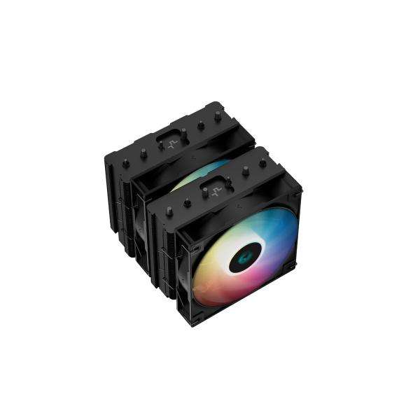 DeepCool AG620 BK ARGB Processore Raffreddatore d'aria 12 cm Nero, Bianco 1 pz (DeepCool AG620 BLK A-RGB) - E_0009_B47144935