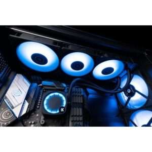 EK Water Blocks Nucleus AIO CR360 Lux D-RGB Processore Raffreddatore di liquidi tutto in uno 12 cm Nero 1 pz (EK Water Blocks EK-Nucleus CR360 Lux D-RGB All In One CPU Cooler - Black) - E_0009_B47168710