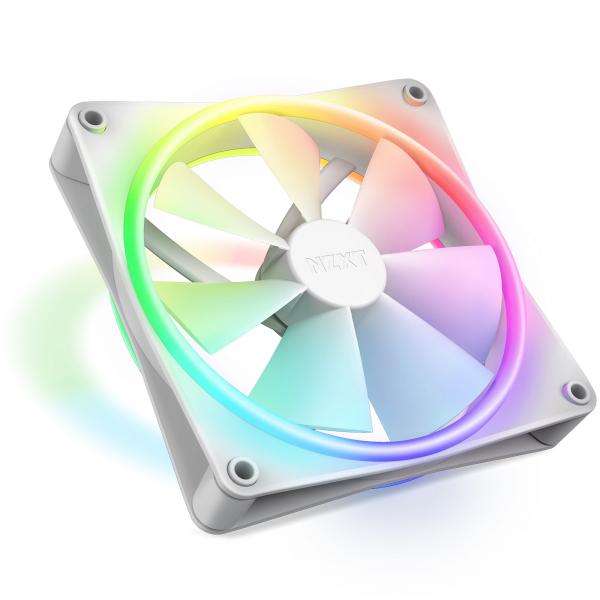NZXT F140 RGB DUO Ventilatore 14 cm Bianco 1 pz (NZXT F140 RGB DUO 140MM PWM 1PK WHT) - E_0009_B47328101