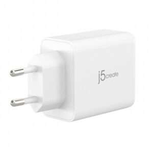 j5create JUP3365E-EN Caricatore GaN USB-C® a 3 porte da 65W - UE (65W GAN USB-C 3-PORT CHARGER - EU WHITE) - E_0009_B47353869