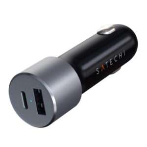 Satechi ST-TCPDCCM Caricabatterie per dispositivi mobili Universale Nero, Grigio Accendisigari Ricarica rapida Auto (Satechi bilstr?msadapter - USB, USB-C) - E_0009_B47418752