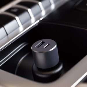 Satechi ST-TCPDCCM Caricabatterie per dispositivi mobili Universale Nero, Grigio Accendisigari Ricarica rapida Auto (Satechi bilstr?msadapter - USB, USB-C) - E_0009_B47418752