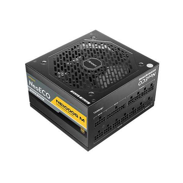 Antec Neo ECO Modular NE1000G M ATX3.0 GB alimentatore per computer 1000 W 20+4 pin ATX ATX Nero (Antec NE1000G M, PCIe 5.0 Ready, Fully Modular, 80PLUS Gold, Single Rail, 83A, 120mm FDB Fan, ATX3.0 - E_0009_B47793712
