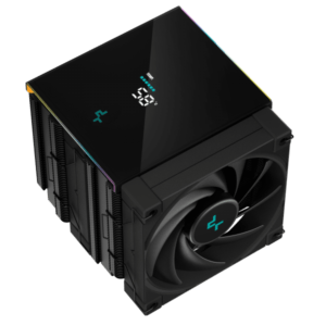 DeepCool AK620 DIGITAL Processore Raffreddatore d'aria 12 cm Nero 1 pz (DeepCool AK620 Digital CPU Cooler, Black, 2x 120mm Fan, Dual Tower, ARGB, 6x Direct Touch Copper Heatpipes, Intel/AMD) - E_0009_B47841515