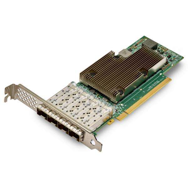 Lenovo 4XC7A80566 scheda di rete e adattatore Interno Ethernet 25000 Mbit/s (Broadcom 57504 - Network adapter - PCIe 4.0 x16 - 10/25 Gigabit SFP28 x 4) - E_0009_B47903075