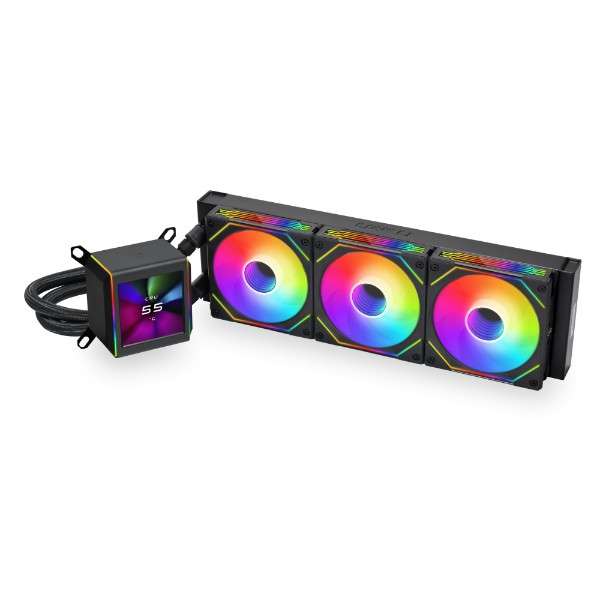Lian Li GALAHAD II LCD SL-INF Processore Kit di raffreddamento a liquido 36 cm Nero 1 pz (Lian Li Galahad II LCD SL AIO 360mm Performance ARGB All In One CPU Cooler - Bl) - E_0009_B48219915