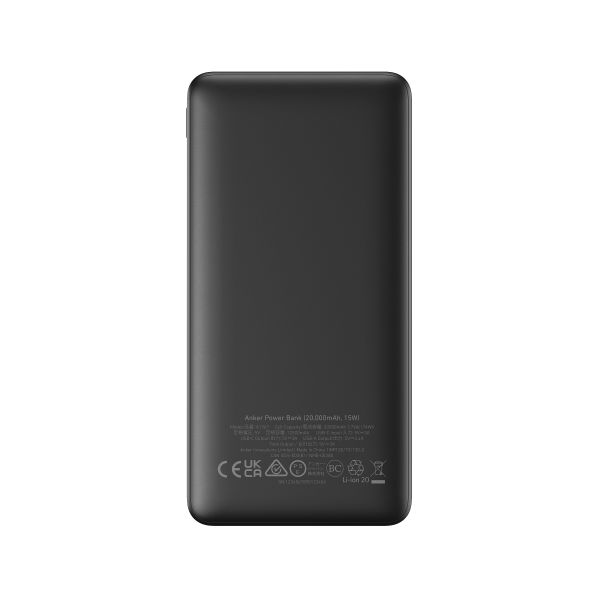 Anker PowerCore 20K 20000 mAh Nero (Anker Power Bank PowerCore 20K II Blac) - E_0009_B48225475