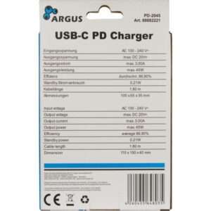 Inter-Tech PD-2045 Universale Nero AC Interno (Inter-Tech PD-2045 str?mforsyningsadap) - E_0009_B48657350
