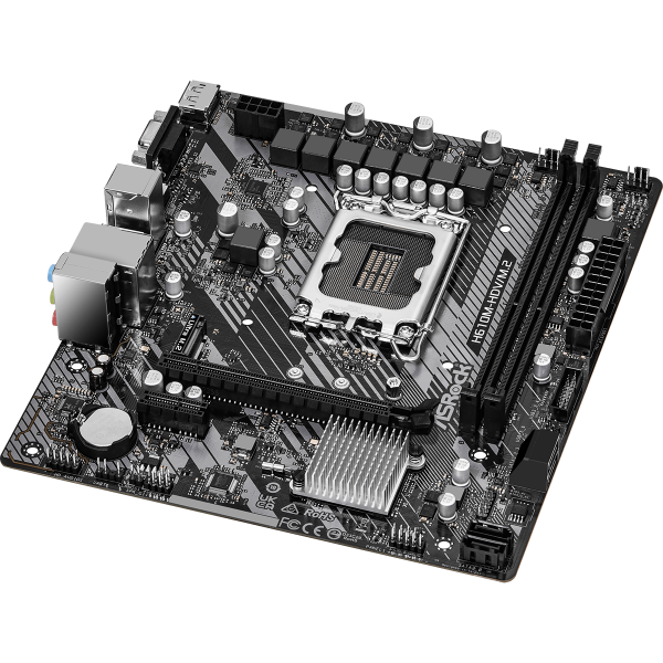 Asrock H610M-HDV/M.2 R2.0 Intel H610 LGA 1700 micro ATX (ASRock H610M-HDV/M.2 - bundkort - micr) - E_0009_B49098749