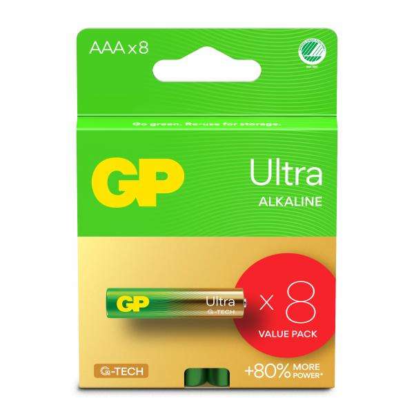 GP Ultra Alkaline Battery, Size AAA, L - E_0009_B49124371