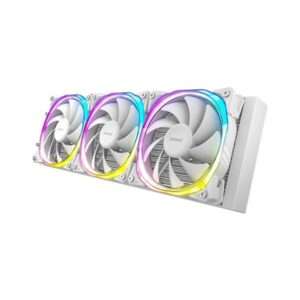 Antec VORTEX 360 Processore Kit di raffreddamento a liquido 12 cm Bianco 1 pz (ANTEC Vortex 360 ARGB AiO Liquid CPU Cooler, White, Universal Socket, 360mm Radiator, PWM 2000RPM Fusion ARGB Cooling Fa - E_0009_B49436070