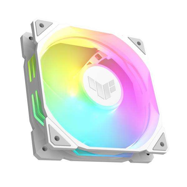 ASUS TUF GAMING TR120 ARGB 1-pack White Case per computer Raffreddatore d'aria 12 cm Bianco (ASUS TUF GAMING TR120 ARGB 1-pack 120m) - E_0009_B49575386