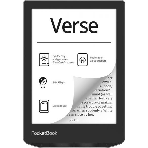 PocketBook Verse lettore e-book 8 GB Wi-Fi Nero, Argento (PocketBook Verse Mist Grey) - E_0009_B49576458