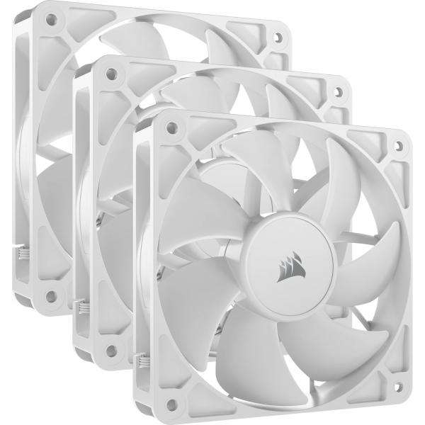 Corsair RS120 Case per computer Ventilatore 12 cm Bianco 3 pz (CORSAIR Lüfter 120*120*25 RS120 WHITE) - E_0009_B49582529