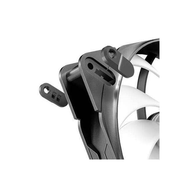 Antec TQ 12025 ARGB_3PK Case per computer Ventilatore 12 cm Nero 3 pz (Antec Tranquil 120 ARGB 3-Pack Case Fans with Controller - 120mm High Performance PWM Fans with Addressable RGB Lighting and Fan - E_0009_B49606452