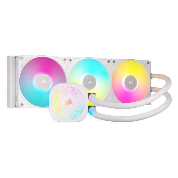 Corsair iCUE LINK TITAN RX RGB Processore Raffreddatore di liquidi tutto in uno 12 cm Bianco 1 pz (ICUE LINK TITAN 360 RX RGB COOLER WH) - E_0009_B49606849