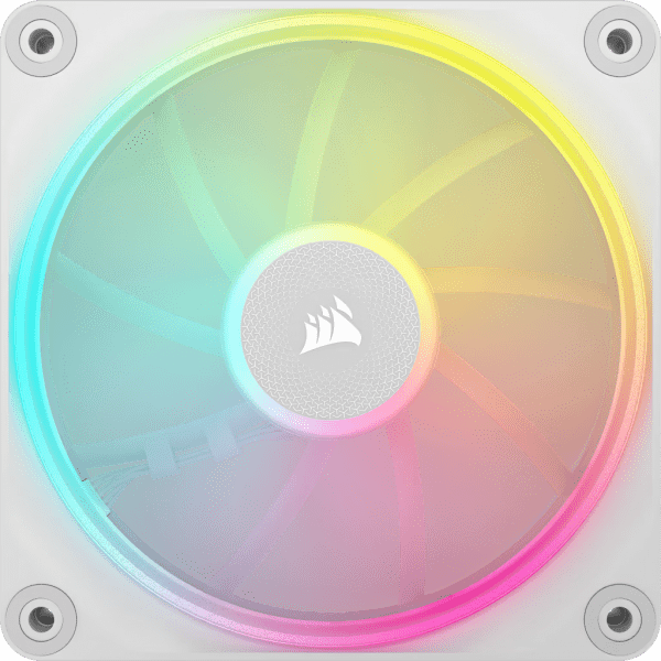 Corsair iCUE LINK LX120 RGB Case per computer Ventilatore 12 cm Bianco 3 pz (ICUE LINK LX120 12CM RGB FANS 2400 R) - E_0009_B49608924