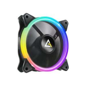 Antec Neon 120 ARGB_3PK Case per computer Ventilatore Nero (Antec Neon 120 ARGB PWM Case Fan, 3 Pack, Hydro Bearing, 800-1600 RPM, Black) - E_0009_B49624132