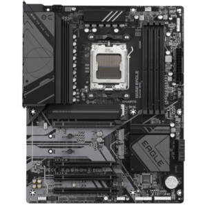GIGABYTE B650 EAGLE Scheda madre - AMD Ryzen serie 9000, VRM a 12+2+2 fasi, fino a 7600 MHz DDR5 [OC], 1xPCIe 5.0 + 2xPCIe 4.0 M.2, LAN GbE, USB 3.2 Gen 2 (Gigabyte B650 EAGLE AMD AM5 Socket Motherbo - E_0009_B49651424