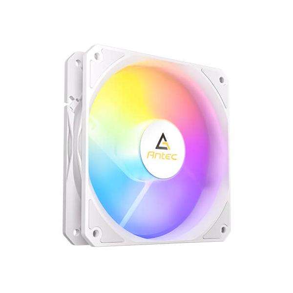 Antec P12 PWM ARGB Case per computer Ventilatore Bianco 3 pz (Antec P12 ARGB PWM 120mm Fan 3 Pack - 4-Pin, White, High-Airflow Cooling, 9-Blade Design with Anti-Vibration Pads) - E_0009_B50285981