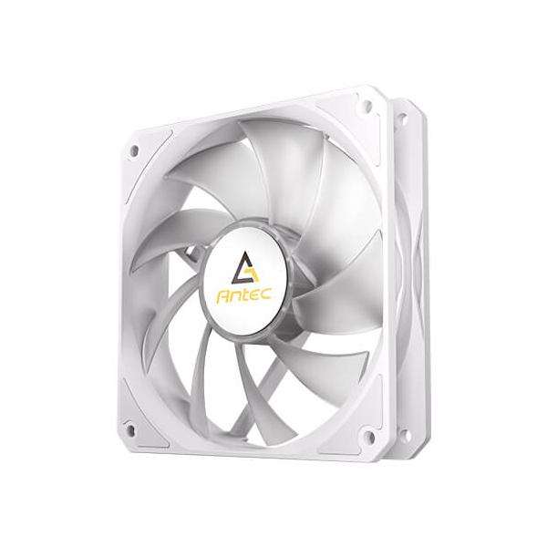 Antec P12 PWM ARGB Case per computer Ventilatore Bianco 3 pz (Antec P12 ARGB PWM 120mm Fan 3 Pack - 4-Pin, White, High-Airflow Cooling, 9-Blade Design with Anti-Vibration Pads) - E_0009_B50285981