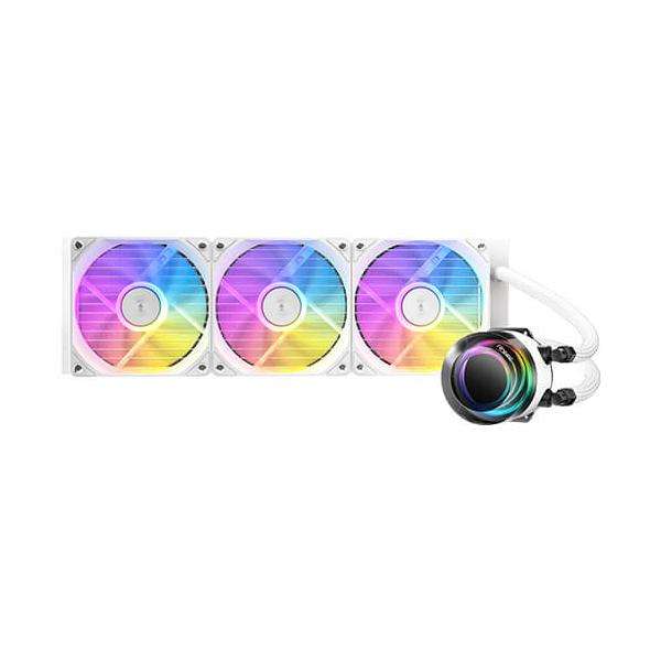 Antec Vortex Lum 360 White ARGB Processore Kit di raffreddamento a liquido 12 cm Bianco (Antec Vortex Lum 360 ARGB White CPU Liquid Cooler - Intel & AMD Compatible, 3 x 120mm ARGB Fans, Suspended Spi - E_0009_B50342363