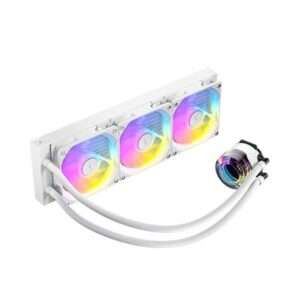 Antec Vortex Lum 360 White ARGB Processore Kit di raffreddamento a liquido 12 cm Bianco (Antec Vortex Lum 360 ARGB White CPU Liquid Cooler - Intel & AMD Compatible, 3 x 120mm ARGB Fans, Suspended Spi - E_0009_B50342363