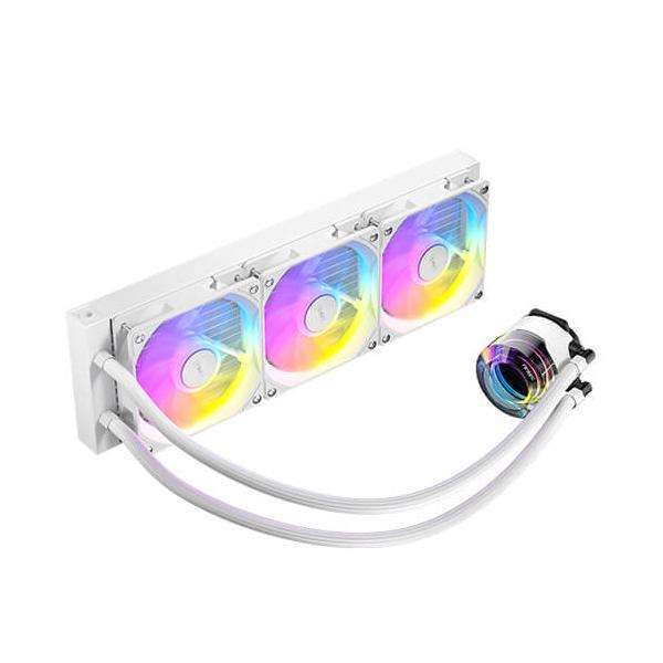 Antec Vortex Lum 360 White ARGB Processore Kit di raffreddamento a liquido 12 cm Bianco (Antec Vortex Lum 360 ARGB White CPU Liquid Cooler - Intel & AMD Compatible, 3 x 120mm ARGB Fans, Suspended Spi - E_0009_B50342363