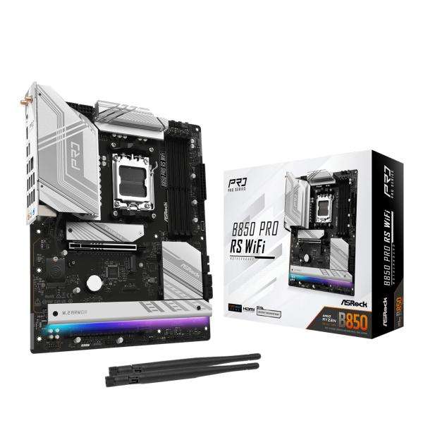 Asrock B850 Pro RS WiFi AMD B850 Socket AM5 ATX (B850 PRO RS WIFI) - E_0009_B50424345