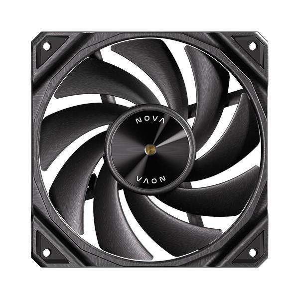 Antec Nova Case per computer Ventilatore 12 cm Nero 1 pz (Antec NOVA 120 PWM Fan - High-Performance Cooling with Fluid Dynamic Bearing, Precise Three-Phase Speed Control, Industrial-Grade Metal Const - E_0009_B50427705