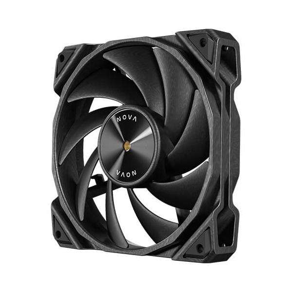 Antec Nova Case per computer Ventilatore 12 cm Nero 1 pz (Antec NOVA 120 PWM Fan - High-Performance Cooling with Fluid Dynamic Bearing, Precise Three-Phase Speed Control, Industrial-Grade Metal Const - E_0009_B50427705