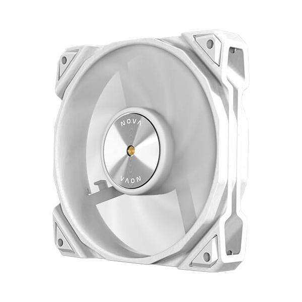 Antec Nova Case per computer Ventilatore 12 cm Bianco 1 pz (Antec NOVA 120 PWM Fan, White, High-Performance Cooling with Fluid Dynamic Bearing, Precise Three-Phase Speed Control, Industrial-Grade Met - E_0009_B50427707