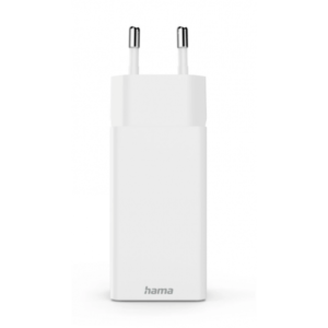 Hama 00201996 Caricabatterie per dispositivi mobili Smartphone Bianco AC Ricarica rapida Interno, Esterno (HAMA Charger 2x USB-C 1x USB-A GaN 65W) - E_0009_B50434175