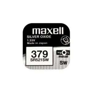 Maxell 18293000 batteria per uso domestico Batteria monouso SR521SW Ossido d'argento [S] (Maxell SR 521SW batteri - 10 x SR521SW) - E_0009_B50473625