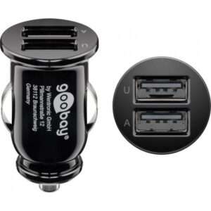 Goobay 58820 Caricabatterie per dispositivi mobili Universale Nero Accendisigari Ricarica rapida Interno (goobay bilstr?msadapter - 4-pin USB 2.) - E_0009_B50475762